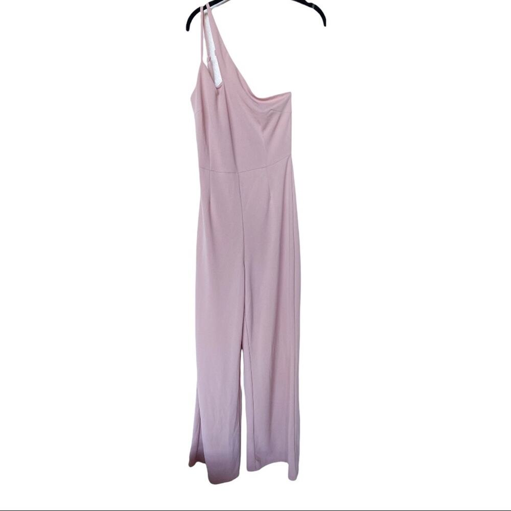 Favlux Fashion Pink One Shoulder Jumpsuit Size Medium